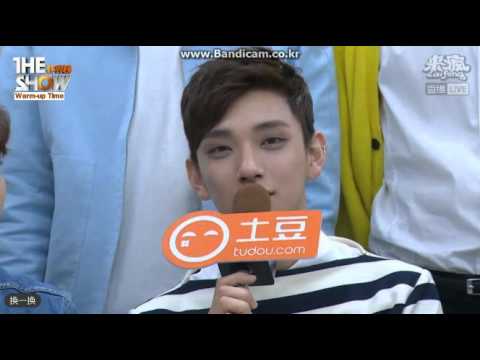 160503 세븐틴(SEVENTEEN) 더 쇼 라이브 채팅2