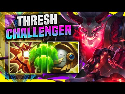 WHEN CHALLENGER PLAYS THRESH SUPPORT! - Korean Challenger Plays Thresh Support vs Morgana!