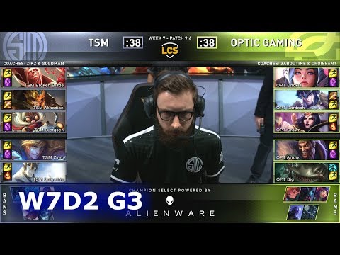 TSM vs OPT | S9 LCS Spring 2019 Week 7 Day 2 | TSM vs OpTic Gaming W7D2