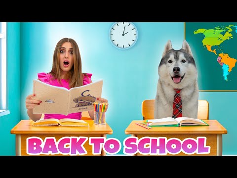 IL PRIMO GIORNO DI SCUOLA DEL MIO CANE - BACK TO SCHOOL 📚🐶😱 | MARTY E YUKO
