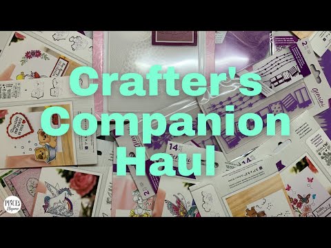 Crafter's Companion Haul- Gemini Over The Edge Stamp & Die set