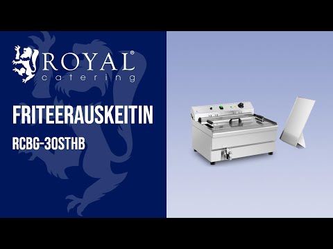 video - Friteerauskeitin - 30 litraa - 9 000 W - kylmävyöhyke