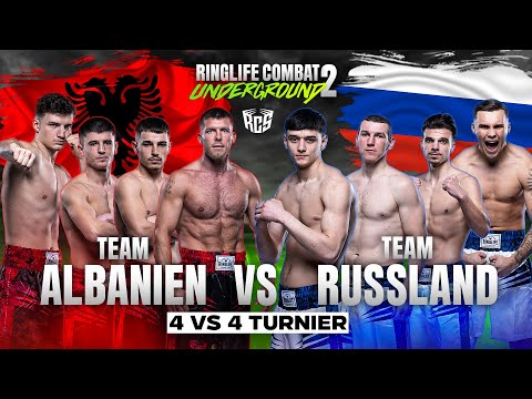 4v4 Team Fight! Albania vs. Russia Semifinals! Ringlife Combat Underground 2