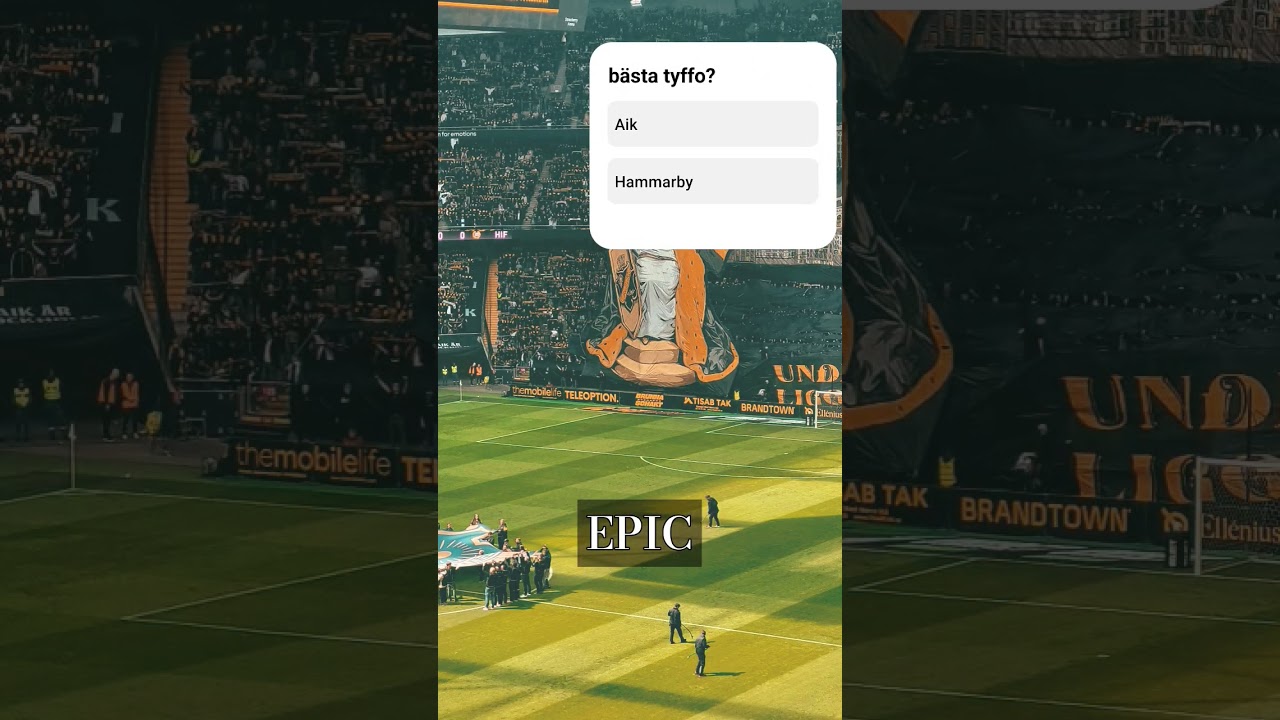 epical  play #AIK #HAMMARBY #GNAGET