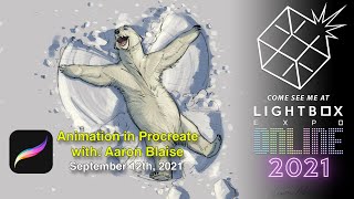 LIGHTBOX 2021: אנימציה ב-Procreate עם אהרון בלייז (Replay)