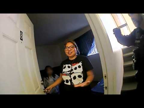 Crazy Wife Locks Husband Out, Then Fights Police Who Come To Help Him!