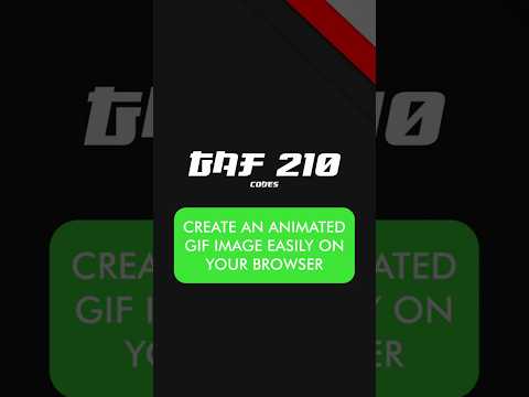 Create an Animated GIF Image Easily on your Browser