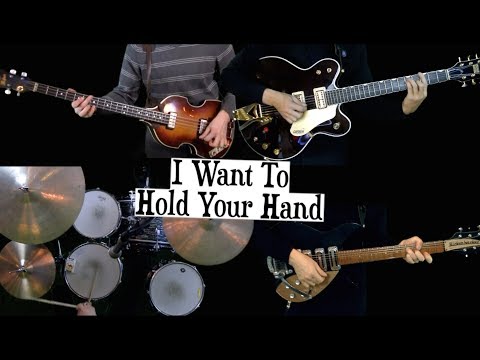 I Want To Hold Your Hand - Instrumental - Guitars, Bass and Drums Cover