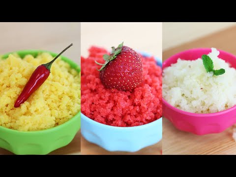 Chuski-Inspired Recipe with Mangoes, Strawberries, Lemon | Shaved Ice Dish | बर्फ से बनी मिठाई