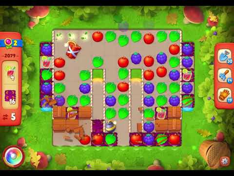 GardenScapes Level 2079 no boosters (11 moves)