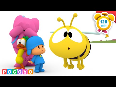 🐝 So many BEES! Spring time is here! 😱 (2 Hours of FUN) | Pocoyo English | Cartoons for Kids