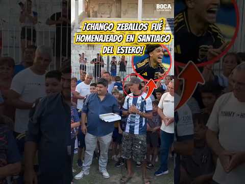 ¡ZEBALLOS HOMENAJEADO EN  SANTIAGO!🇦🇷😁El Chango visitó su club origen y se llevó el cariño de todos