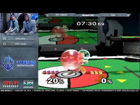 GHQ Weekly [2/28/16] - SPY | MacD (Falco) vs. Don (Fox) - Winner's R3