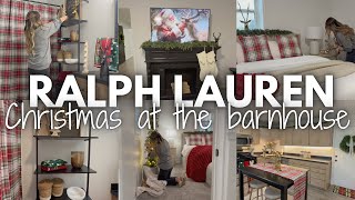 🌲NEW BARNHOUSE CHRISTMAS DECORATING | CHRISTMAS DECORATE WITH ME 2025 | CLASSIC CHRISTMAS DECORATING