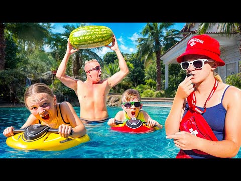 Escape the Lifeguard!! Lifeguard Trinity Can't Catch Us on Our Eahora Wavona Electric Water Scooters