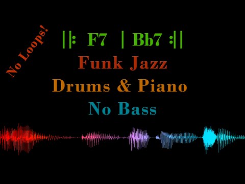Funk Jazz ||: F7 | Bb7 :|| – for Bass Players, NO BASS – Backing Track Jam