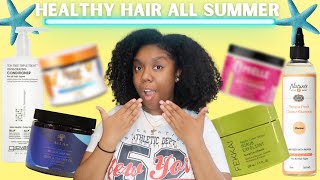 Keeping My Hair HEALTHY In Summer Heat ☀️ | Summer 2025 Monthly Hair Routine
