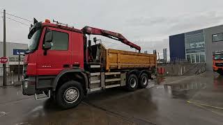 Mercedes-Benz ACTROS 3344 AK-MP3 + HMF1643 Z2 dump truck | Image 4 - Autoline