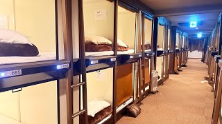 Inside a Capsule Hotel in Hiroshima