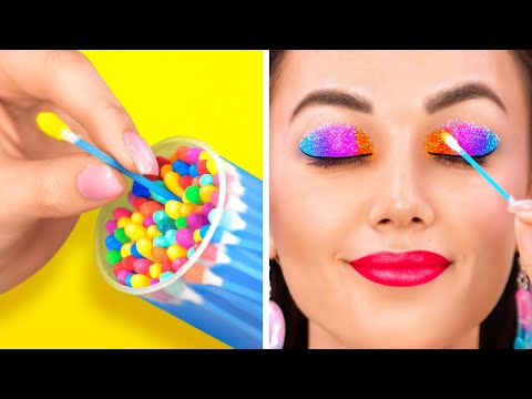 FANTASTIC RAINBOW HACKS 🌈 Colorful DIY Ideas By 123 GO!