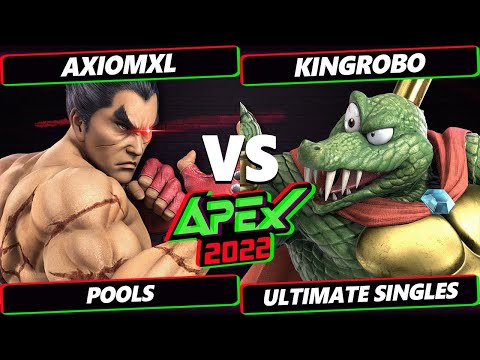 Apex 2022 - Axiom XL (Kazuya) Vs. KingRobo (King K Rool) SSBU Ultimate Tournament
