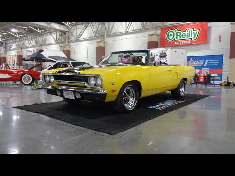 1970 Plymouth Road Runner Convertible 383 CI Engine in Yellow on My Car Story with Lou Costabile