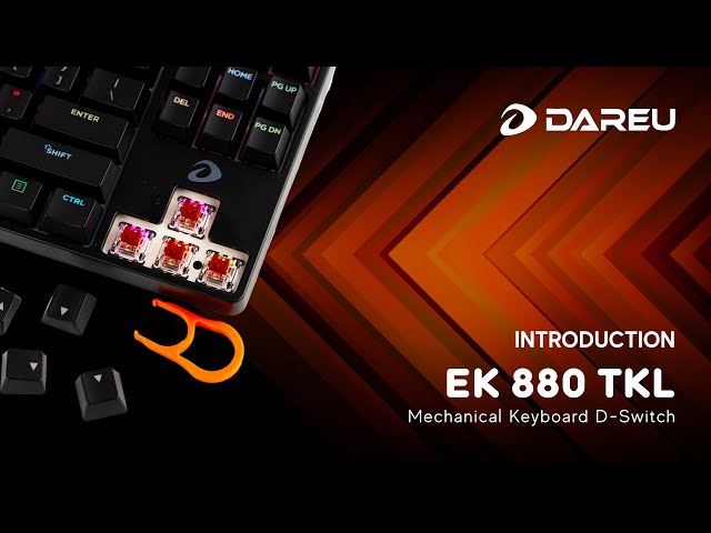 Bàn phím cơ DareU EK880 RGB Blue switch