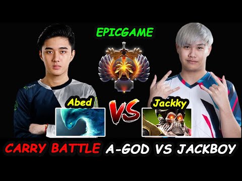 Abed Morphling A-GOD Mode Carry 11K MMR BAttle vs Jackky Wraith King EpicGame Dota 2 pro Gameplay