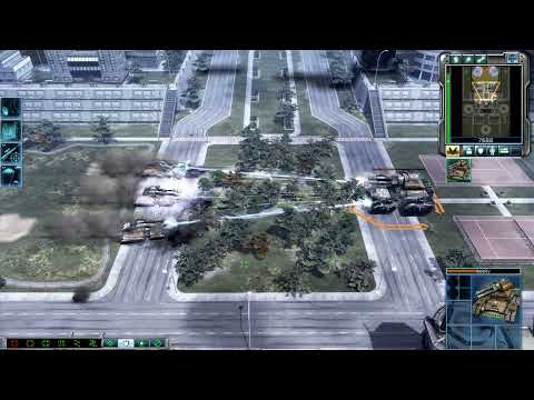 Command and Conquer 3 : Kane's Wrath - Mammoth Tank VS Super Mammoth Tank