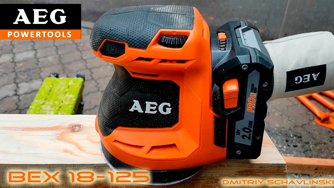 Углошлифовальная машина акк. AEG BEWS 18-125 X-0  18.0В LiION 9000об/мин 125мм БЕЗ АКК.