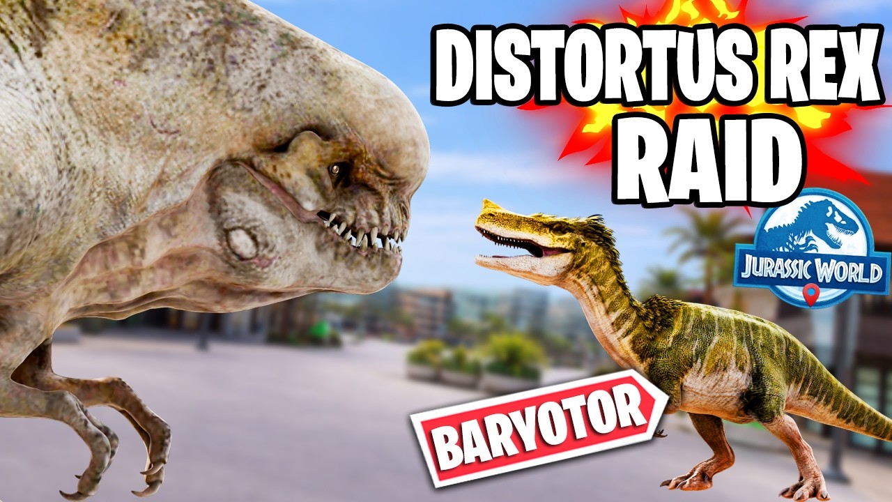 ⚡️RAID DISTORTUS REX vs BARYOTOR ESTRATEGIA Jurassic World Alive