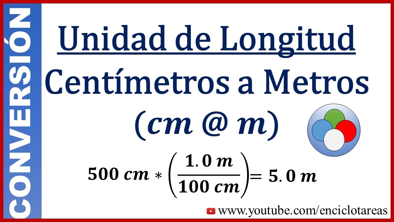 Convertir Centimetros a Metros (cm to meter)