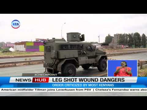 War doctor, Mark Lutomia explains damages of a leg-shot after President Ruto's recent remarks