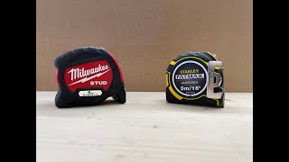 Milwaukee Stud vs Stanley FatMax - Standout Test