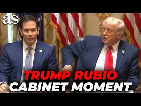 Marco Rubio GETS the FULL TRUMP TREATMENT before DELIVERING his Cabinet Briefing on IRAN and CUBA