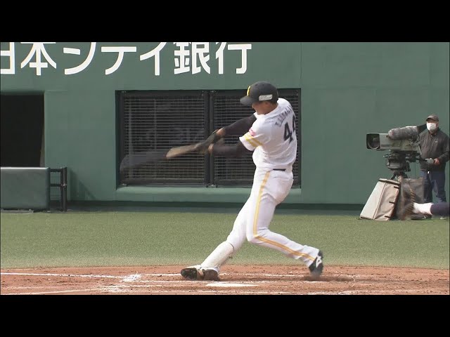 【ファーム】ホークス・笹川吉康 嬉しいプロ初ホームランで勝ち越し!! 2022年3月20日 福岡ソフトバンクホークス 対 オリックス・バファローズ(ファーム)