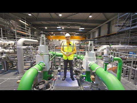 Inside the world’s first giant heat pump that heats an entire city with CO2 and sea water