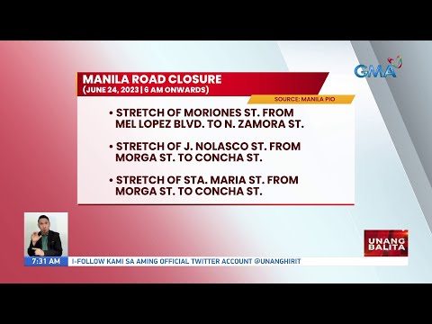 Manila Road Closure (June 24, 2023 6AM Onwards) UB