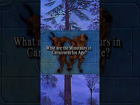 What are the Minotaurs in Carnivores Ice Age? #dinosaur #gamplay