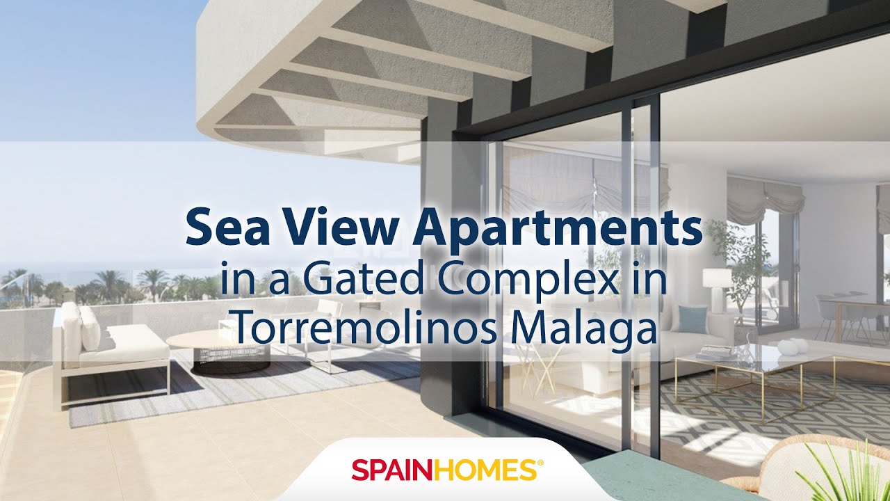 Torremolinos Málaga'da Site İçinde Deniz Manzaralı Daireler