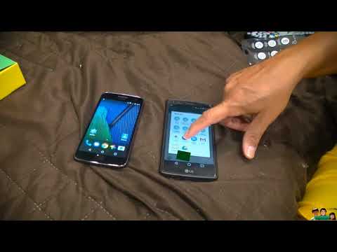 Transfer contacts from an LG G4 to a Moto G5 Plus