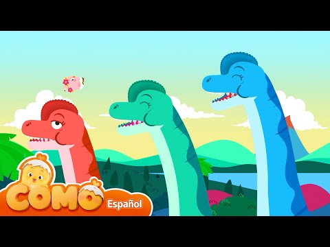 ¡Deslízate con el Braquiosaurio! + Más episodios | Expedición COMO | Pat Pat COMO