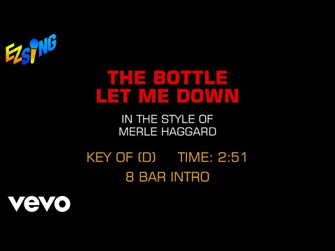 Merle Haggard - Bottle Let Me Down (Karaoke EZ Sing)