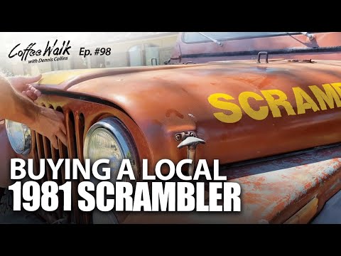 Coffee Walk Ep. 98: Buying a local 1981 JEEP SCRAMBLER