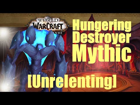 Hungering Destroyer Mythic | Retribution Paladin PoV | WoW SL Mythic Castle Nathria | [Unrelenting]