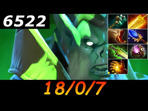 Dota 2 Necrophos 6522 MMR 18/0/7 (Kills/Deaths/Assists) Ranked Full Gameplay