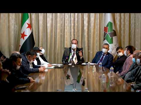 كلمة نصر الحريري في افتتاح الدورة 55 لاجتماعات الهيئة العامة بمقر الائتلاف في اعزاز