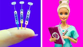 Barbie Doll Set. DIY Barbie Hacks. How to Make Miniature Crafts