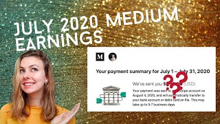 LIVE MEDIUM EARNINGS REVEAL - July 2020