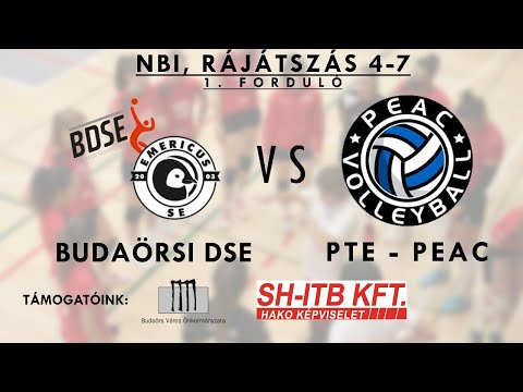 NŐI RÖPLABDA, NBI LIGA RÁJÁTSZÁS, 4-7: BUDAÖRSI DSE - PTE-PEAC